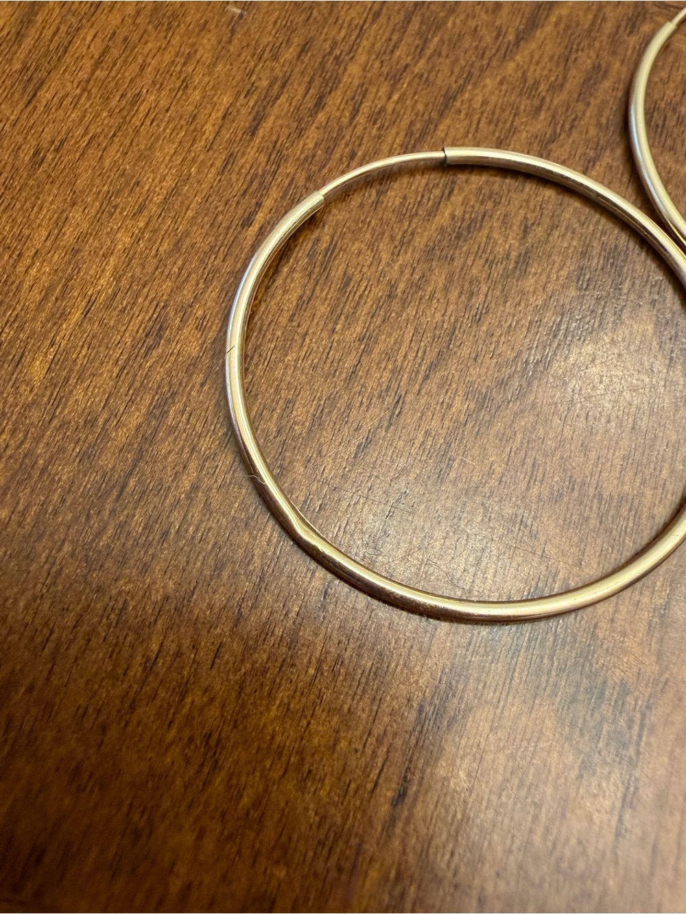 enewton Classic Gold filled 1.25” EndlessHoop Earrings - Elegant Women's Jewelry - Picture 4 of 4